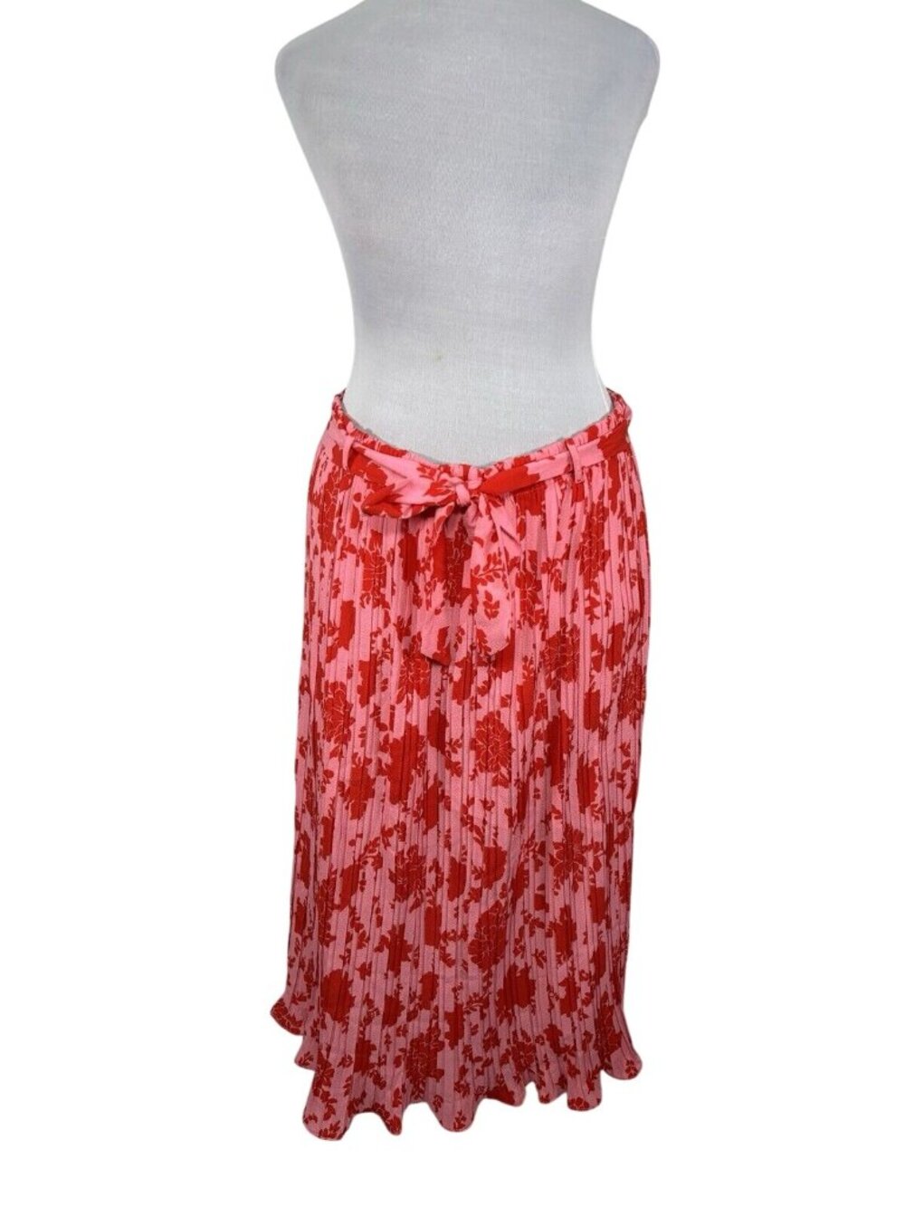 Alice Blue Pleated Pink Ditsy Floral Sheer Medium Ballet Accordion Size XL - Picture 1 of 4